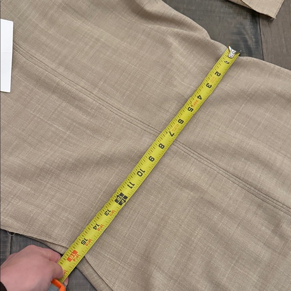 NWT Zara WOOL COLLECTION SRESS SIZE XL Beige Long Sleeve Dress - Picture 9 of 17